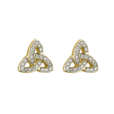 Micro diamond hot sale stud earrings