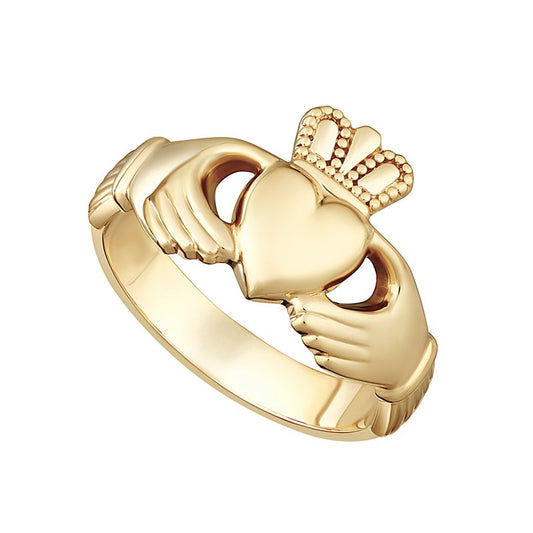 Men's 18ct Gold Claddagh Ring